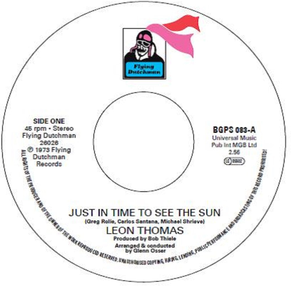 the album cover for Leon Thomas - Just In Time To See The Sun / China Doll (Uk)