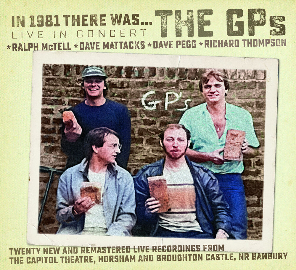 the album cover for Richard Thompson  / Mctell,Ralph / Pegg / Mattacks - In 1981 There Was The Gp's (Uk)