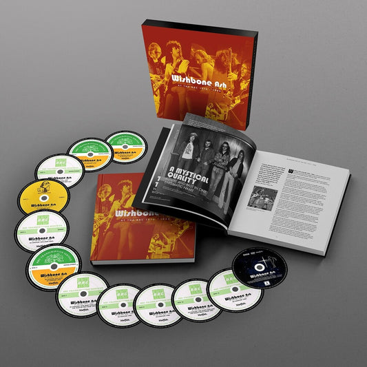 the album cover for Wishbone Ash - At The Bbc 1970-1988 (W/Book) (W/Dvd) (Box) (Hcvr)