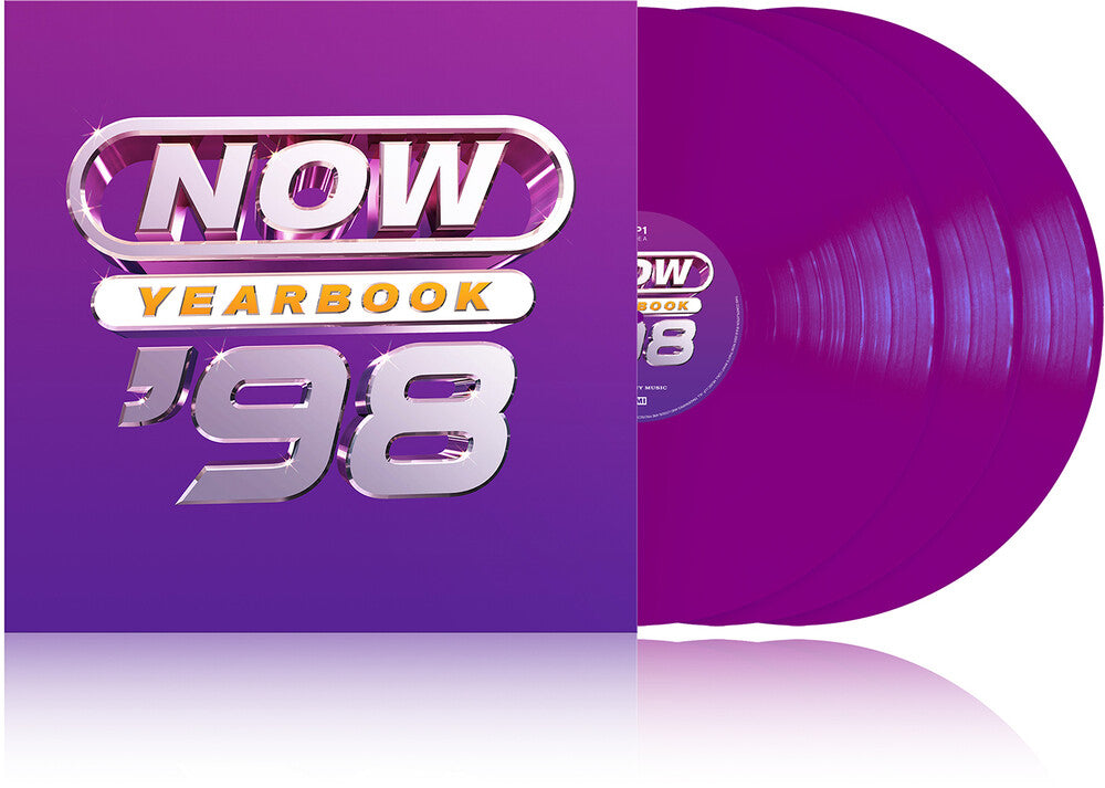 the album cover for Now Yearbook 1998 / Various (Blk) (Uk) - Now Yearbook 1998 / Various (Blk) (Uk)
