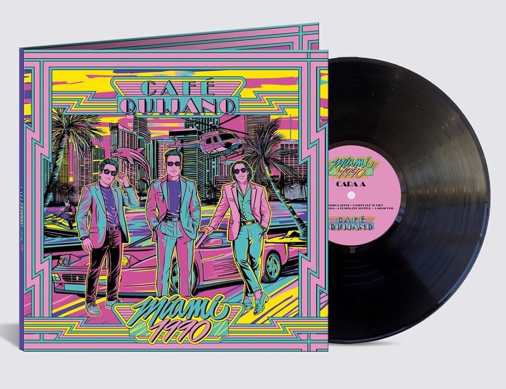 the album cover for Cafe Quijano - Miami 1990 (Spa)