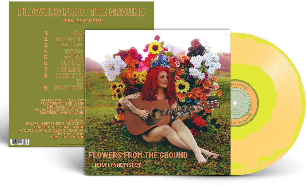 the album cover for Tera Fister  Lynne - Flowers From The Ground [Colored Vinyl] (Ylw)