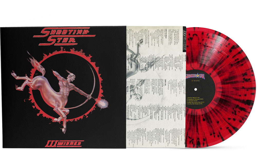 Shooting Star - Iii Wishes - Red & Black Splatter (Blk) [Colored Vinyl]