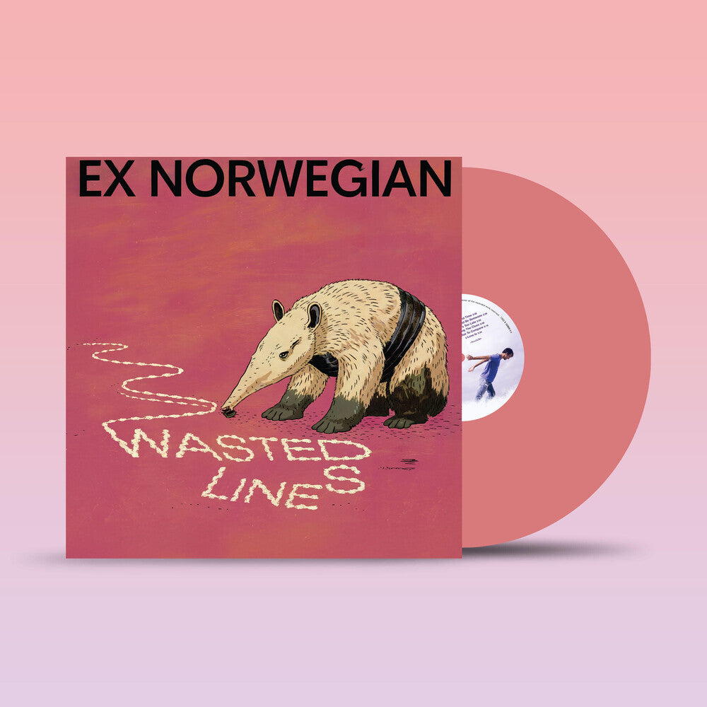 the album cover for Ex Norwegian - Wasted Lines - Pink [Colored Vinyl] [Limited Edition] (Pnk)