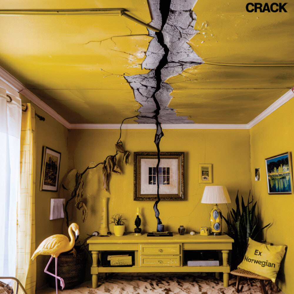 the album cover for Ex Norwegian - Crack - 2025 Remaster (Exp)