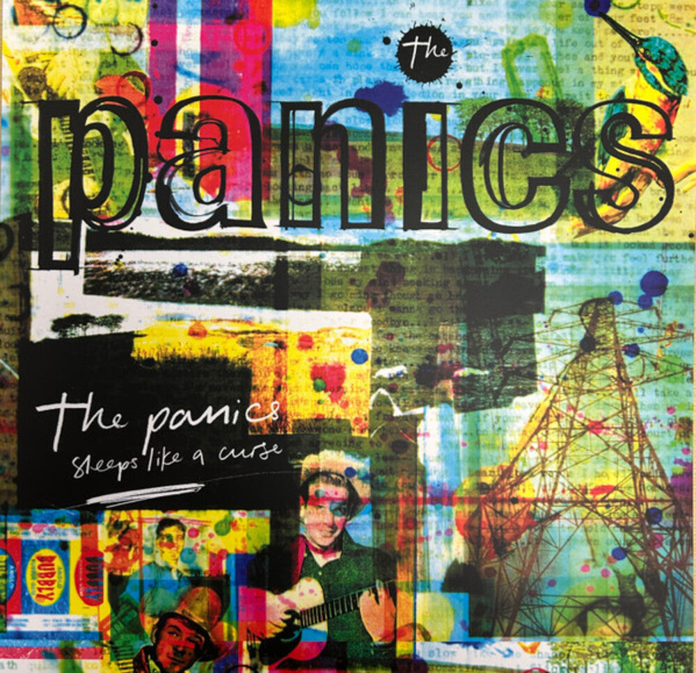 the album cover for Panics - Sleeps Like A Curse: 20th Anniversary [Clear Vinyl] (Aus)