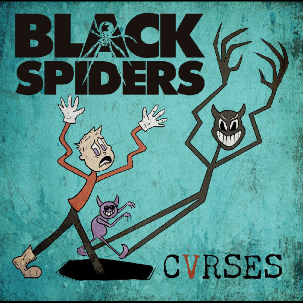 the album cover for Black Spiders - Cvrses (Blk) [Colored Vinyl] (Wht) (Aus)