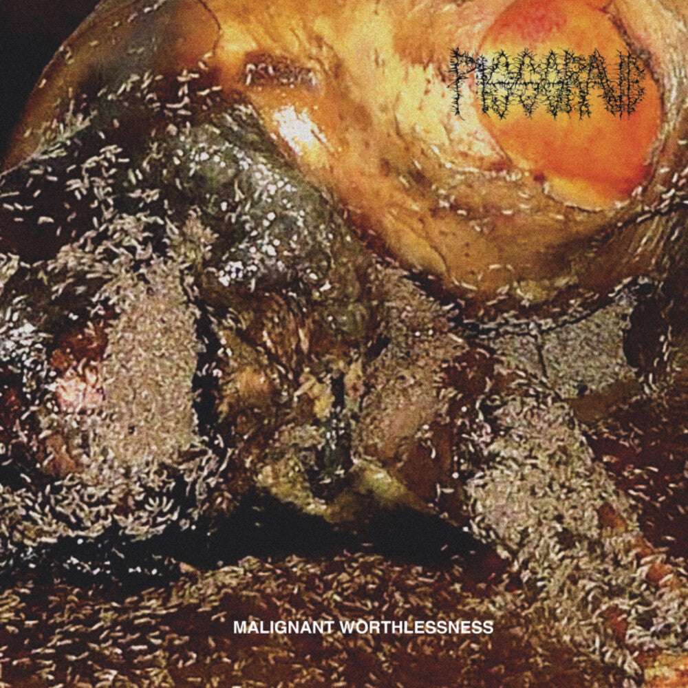 the album cover for Pissgrave - Malignant Worthlessness