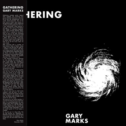 the album cover for Gary Marks - Gathering