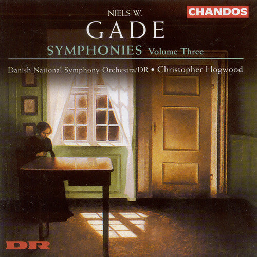 the album cover for Christopher Hogwood - Symphonies 3 & 6 / Overture