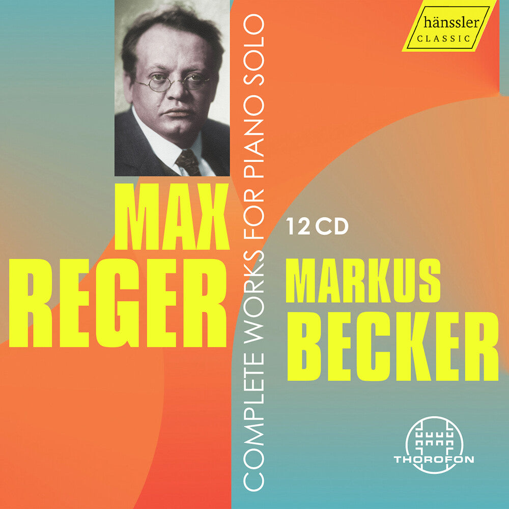 the album cover for Reger / Beck - Complete Works For Piano Solo (Box)