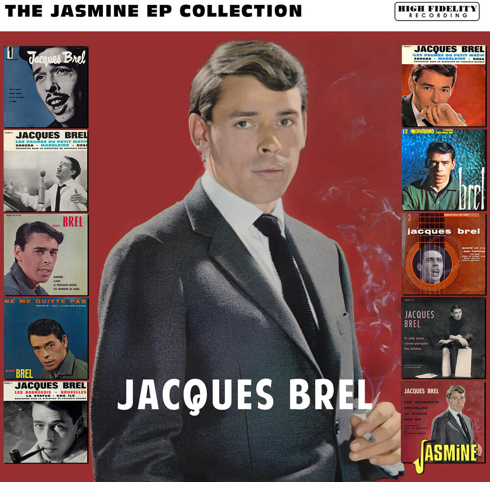 the album cover for Jacques Brel - Jasmine Ep Collection (Ep)