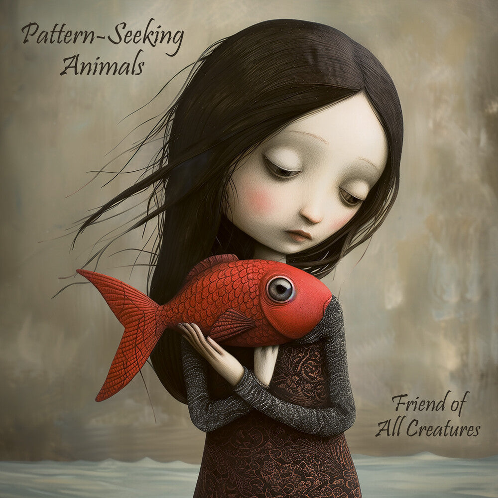 the album cover for Pattern-Seeking Animals - Friends Of All Creatures [Clear Vinyl] (Red) (Uk)