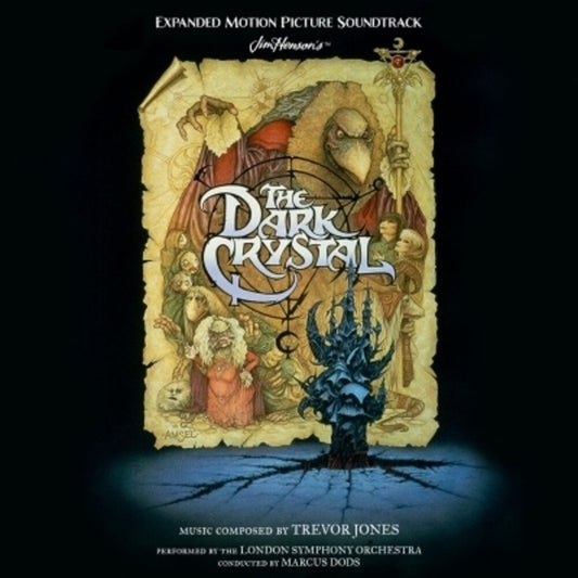 the album cover for Trevor Jones  (Exp) (Ita) - Dark Crystal - O.S.T. (Exp) (Ita)