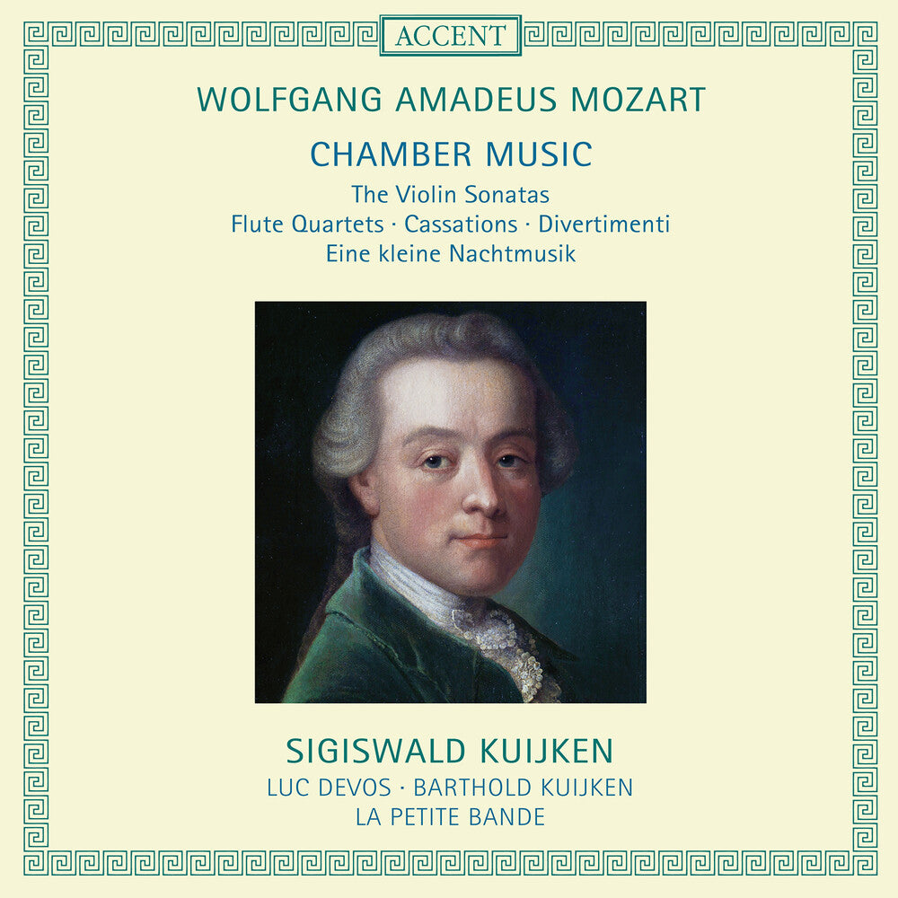 the album cover for Mozart / Devos / Kuijken - Chamber Music