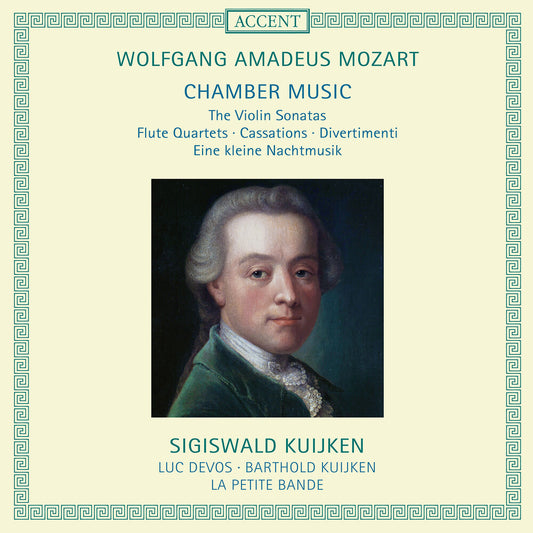 the album cover for Mozart / Devos / Kuijken - Chamber Music