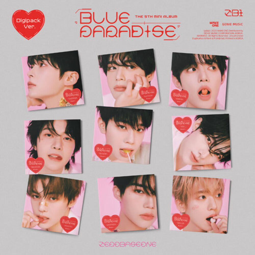 the album cover for Zerobaseone - Blue Paradise - Digipack Random Cover Version