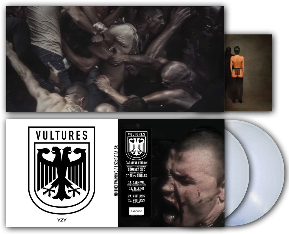 Kanye West  / Ty Dolla Sign - Vultures 1 - Carnival Clear Vinyl Edition (W/Cd) [LP]