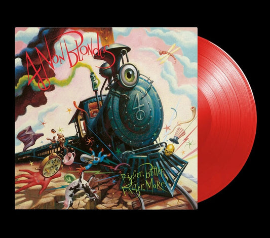 the album cover for 4 Non Blondes - Bigger Better Faster More - Ltd Edition [Colored Vinyl]