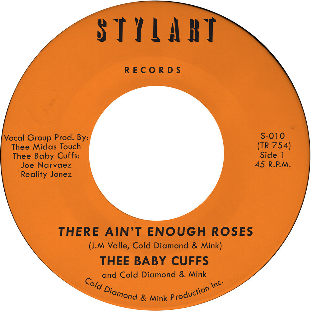Thee Baby Cuffs / Cold Diamond & Mink - There Ain't Enough Roses - Orange [Colored Vinyl] (Org)