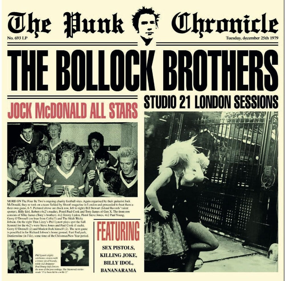 the album cover for Bollock Brothers - 21 Studio Sessions