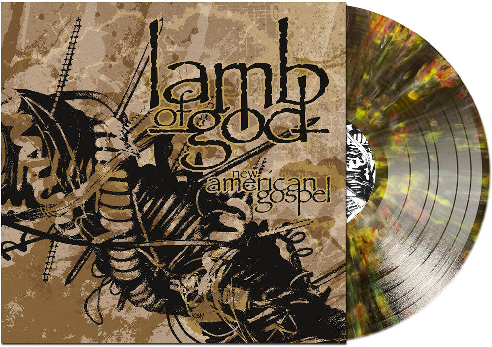 Lamb Of God - New American Gospel - [Clear Black w/ White & Gold Splatter Vinyl]