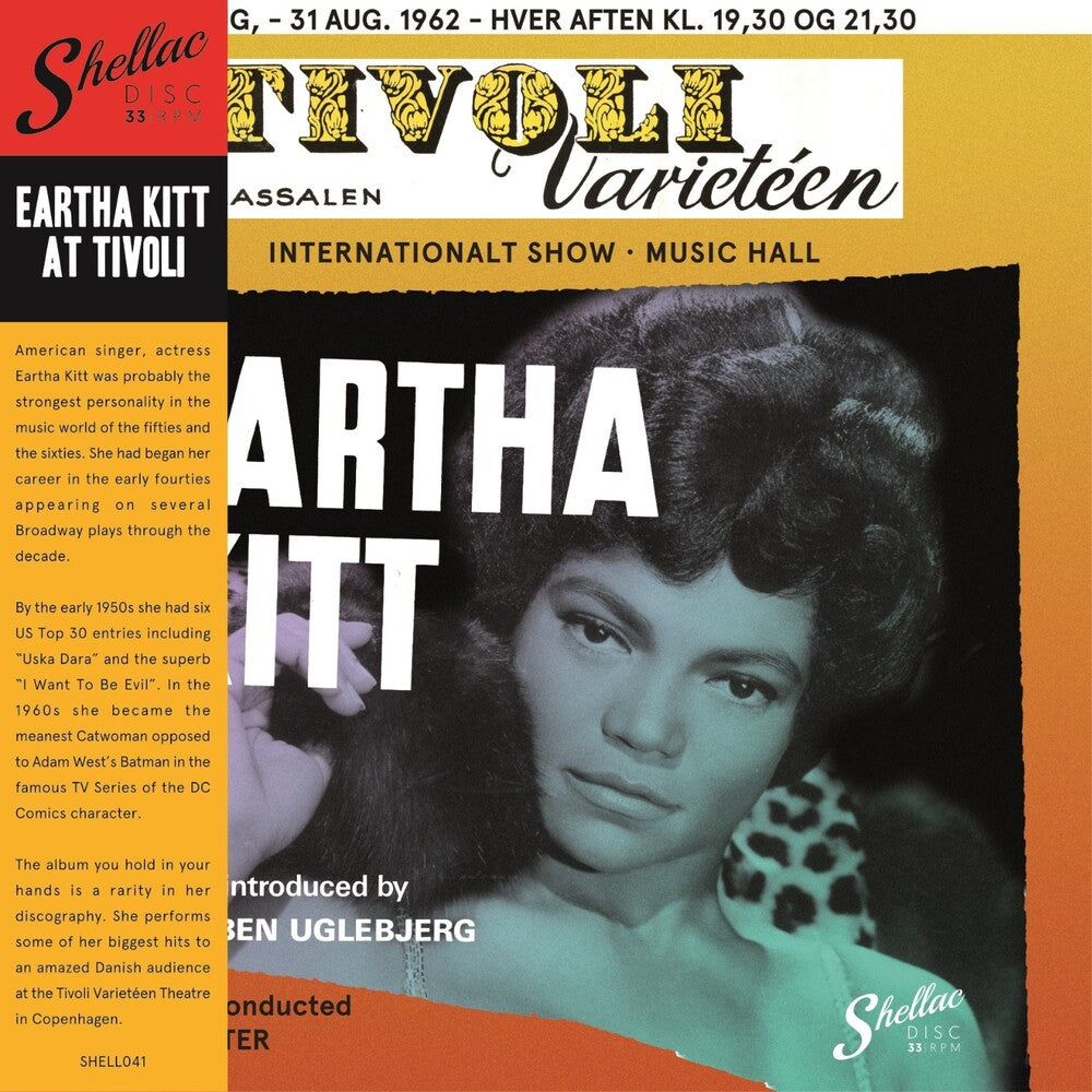 the album cover for Eartha Kitt - Eartha Kitt Live At The Tivoli (Spa)