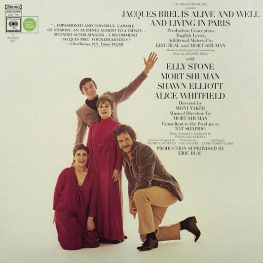 Jacques Brel  / Blau,Eric / Shuman,Mort - Jacques Brel Is Alive & Well & Living In Paris [CD]