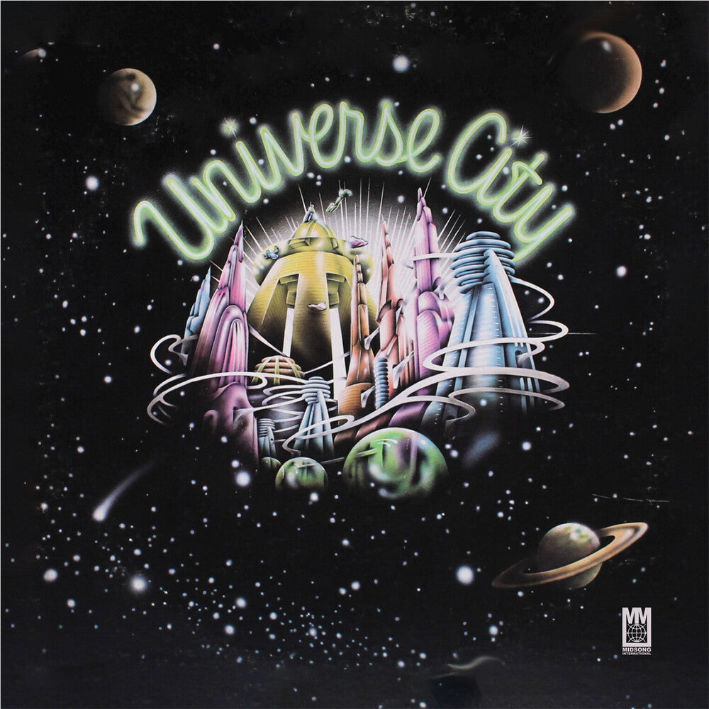 the album cover for Universe City - Universe City