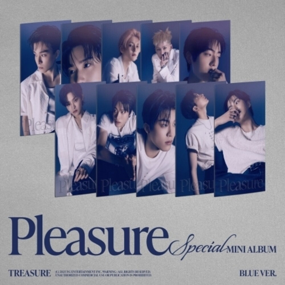the album cover for Treasure - Pleasure - Blue Version (Post) (Pcrd) (Phot)