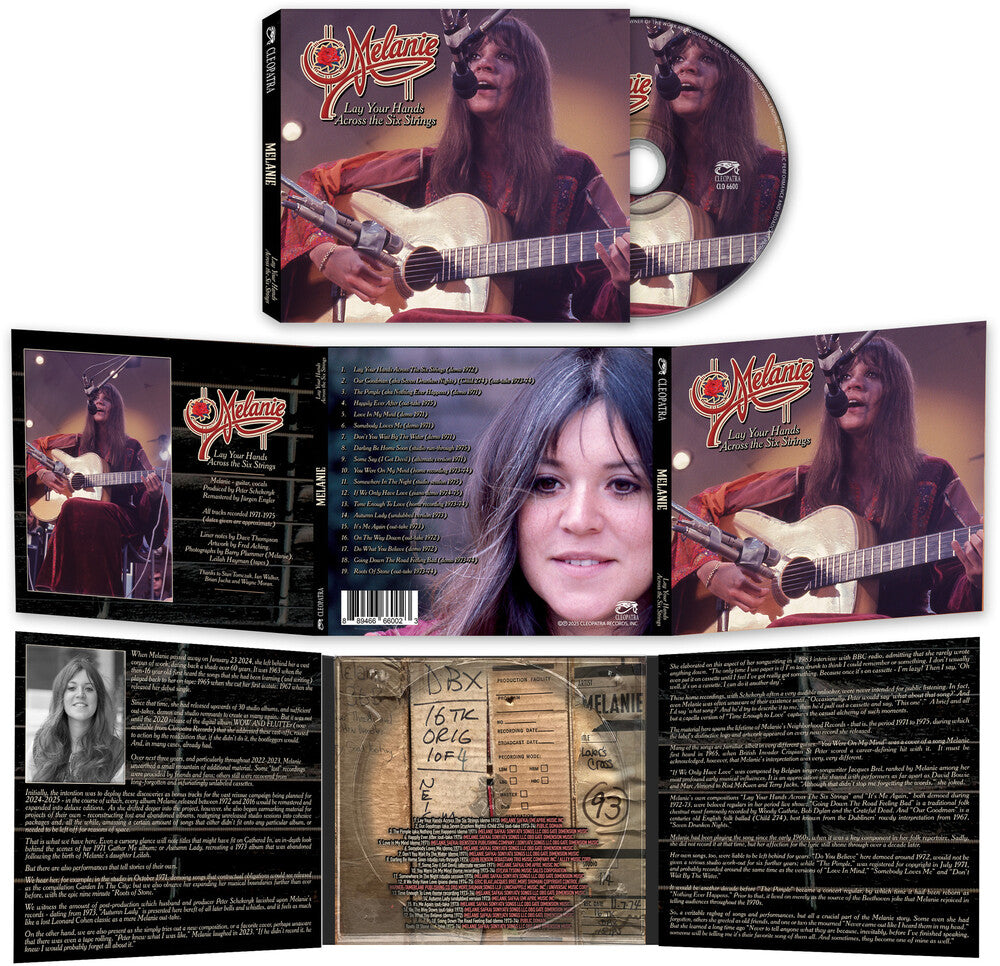Melanie -  Lay Your Hands Across The Six Strings [Compact disc]