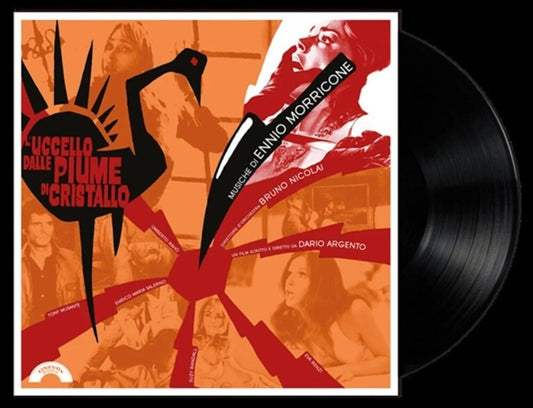 the album cover for Unknown Artist - L'Uccello Dalle Piume Di Cristallo (Original Soundtrack) - Limited Gatefold 140-Gram Black Vinyl