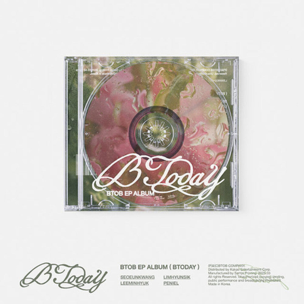 the album cover for Btob - Btoday - Jewel Case Version (Post) (Stic) (Phob)