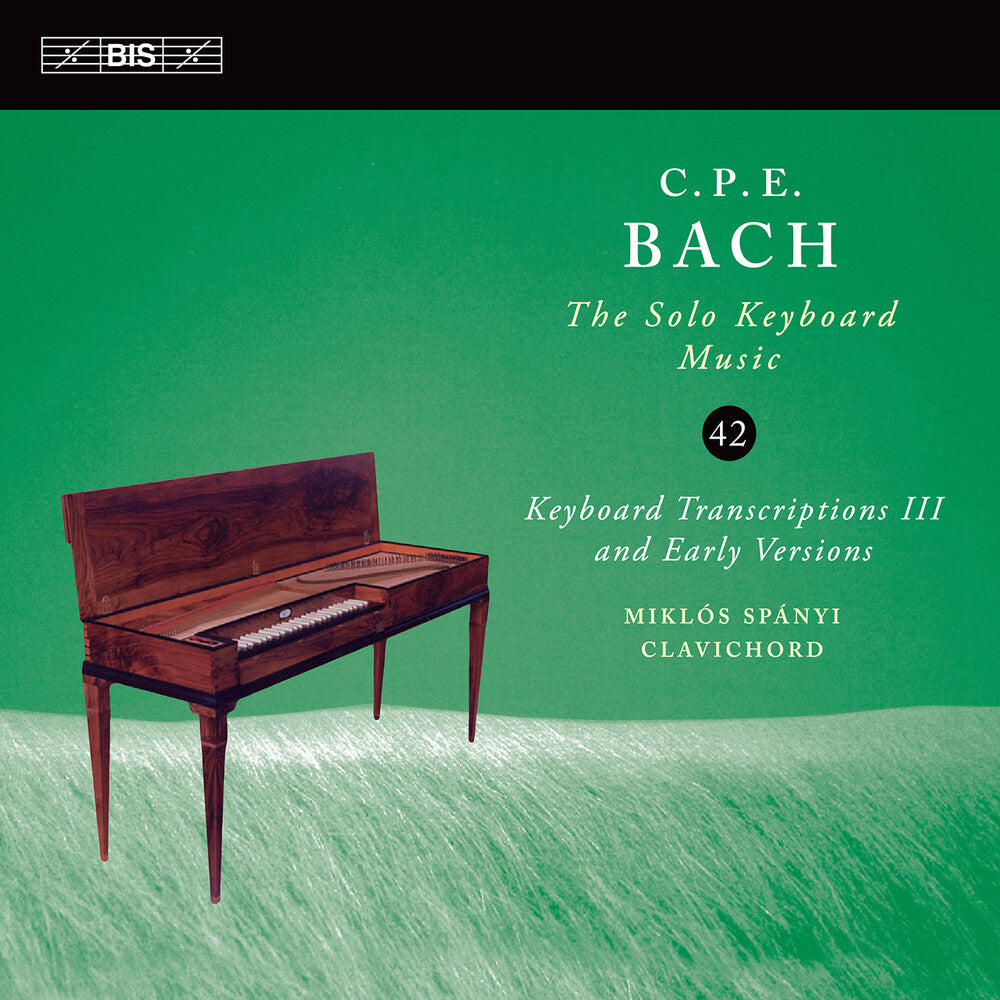 the album cover for Miklos Spanyi - Solo Keyboard Music Vol. 42