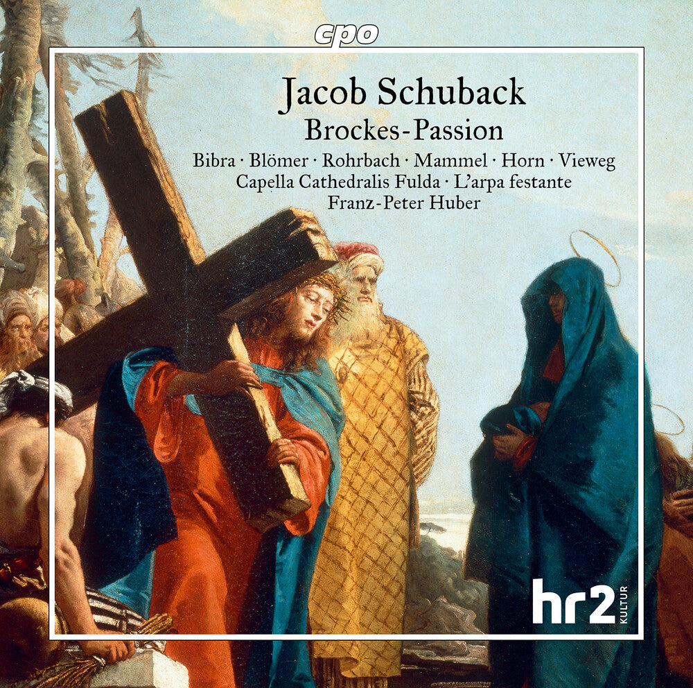 the album cover for L'arpa Festante - Brockes-Passion