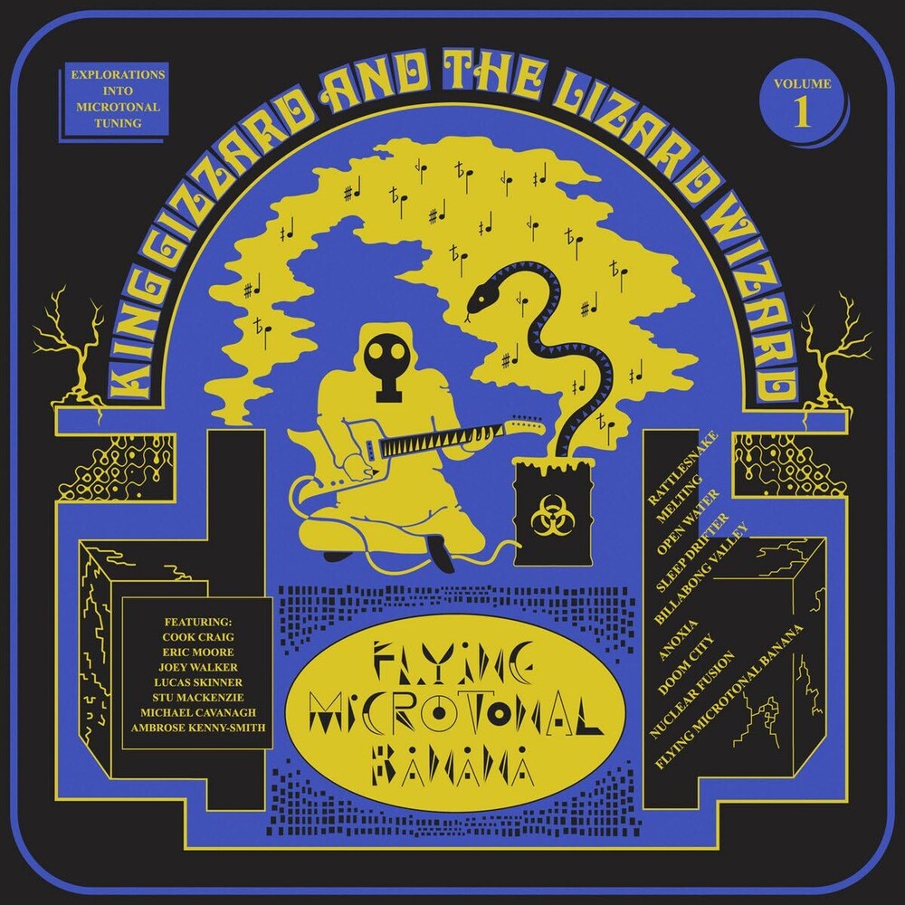 the album cover for King Gizzard & The Lizard Wizard - Flying Microtonal Banana (Eco) (Uk)