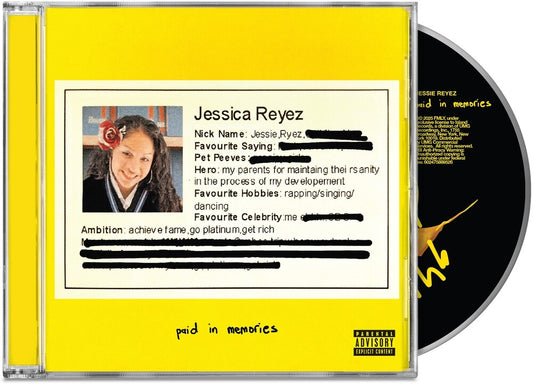 Jessie Reyez - Paid In Memories [CD]