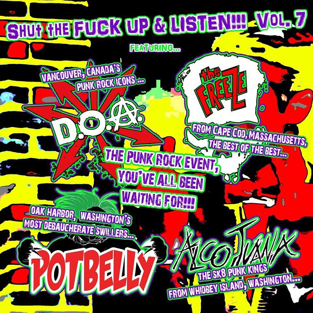 Shut The Fuck Up V7 (Various) - Shut The Fuck Up V7 (Various) [Colored Vinyl] (Ep) (Wht)