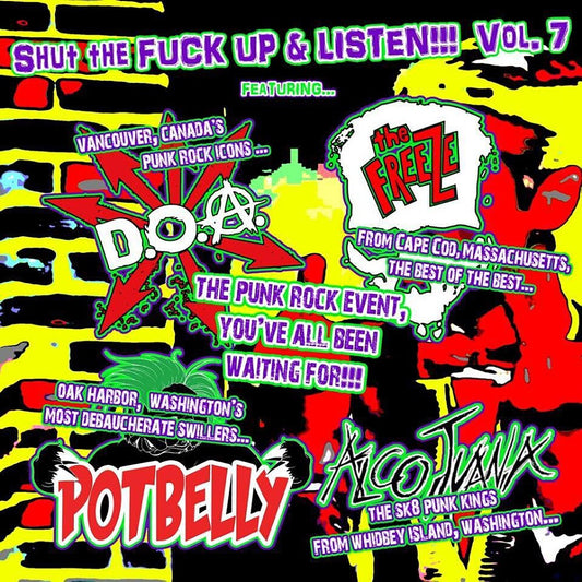 Shut The Fuck Up V7 (Various) - Shut The Fuck Up V7 (Various) [Colored Vinyl] (Ep) (Wht)