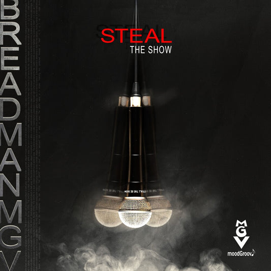 the album cover for Breadman Mgv Featuring Patterson, Iesha - Steal The Show