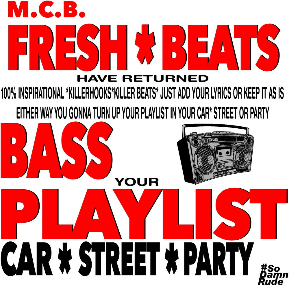 the album cover for M.C.B. - Fresh Beats Have Returned