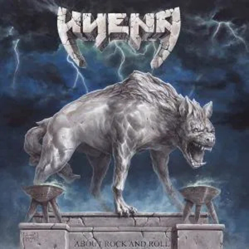 the album cover for Hyena - About Rock And Roll