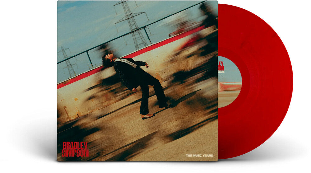 the album cover for Bradley Simpson - Panic Years [Colored Vinyl] (Red) (Uk)