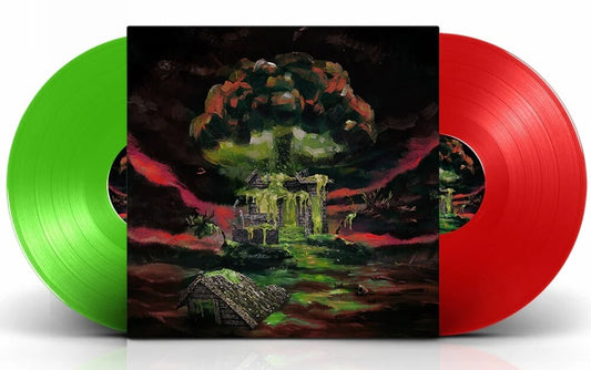 the album cover for Low-Red - Biggest Sblao Eva Eva Eva - Red & Green Vinyl