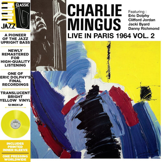 Charlie Mingus - Live In Paris 1964 Vol. 2 - Translucent Yellow [LP]