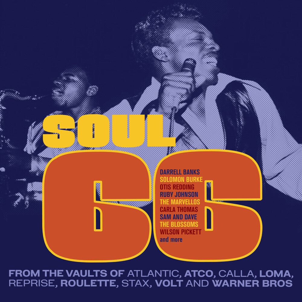 the album cover for Soul 66 From The Vaults Of Atlantic / Various (Uk) - Soul 66 From The Vaults Of Atlantic / Various (Uk)