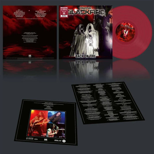 Frank Blackfire - Back On Fire [Colored Vinyl] (Red)