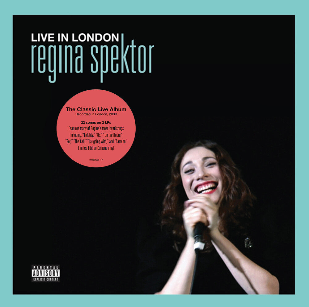 Regina Spektor - Live in London 2LP (curacao blue 2LP) [LP]