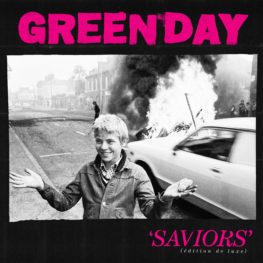 Green Day - Saviors - (Edition de luxe) [Hot Pink with White Splatter 2LP]