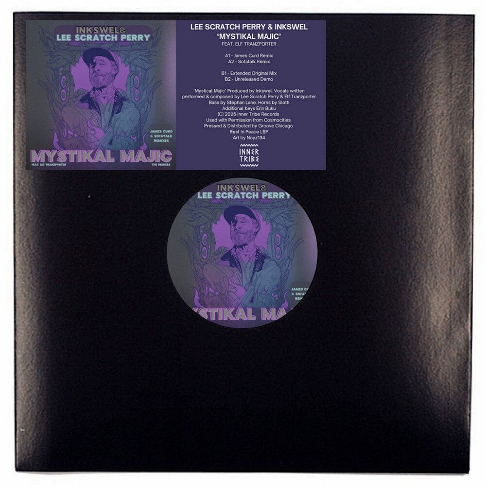 the album cover for Lee Perry - Mystikal Majic